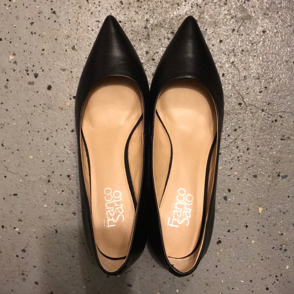 Franco Sarto Black Wedges - 8